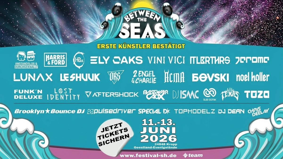 Between the Seas Festival 2026 - Tagestour Samstag