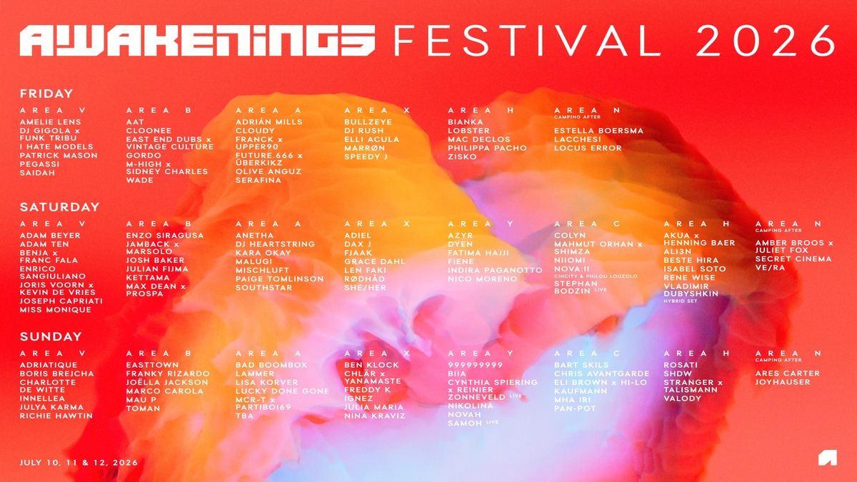 Awakenings Festival - Tagestour Samstag