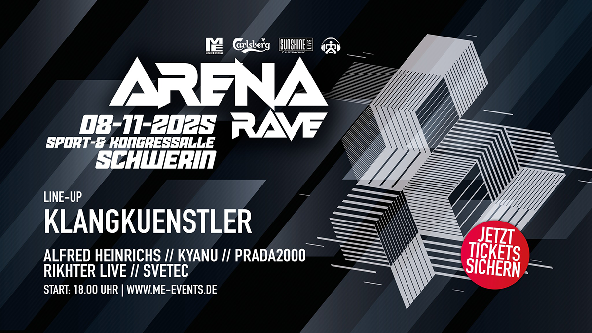 Arena Rave mit Klangkünstler